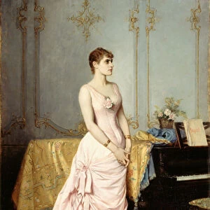 Portrait of the opera singer Rose Caron (1857-1890), c. 1880