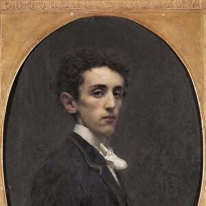 Portrait of the writer Carlo Alberto Pisani Dossi (1849-1910), 1867
