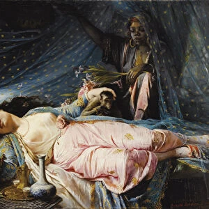 Princess Zainab Nazli Khanum, 1875. Artist: Jerichau-Baumann, Elisabeth (1819-1881)