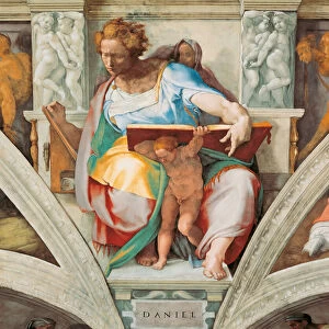 Prophets and Sibyls: Daniel (Sistine Chapel ceiling in the Vatican), 1508-1512