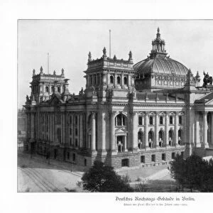 The Reichstag in the late 19th century, 1900