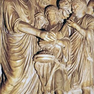 Relief of the Roman emperor Marcus Aurelius making a state sacrifice, 2nd century
