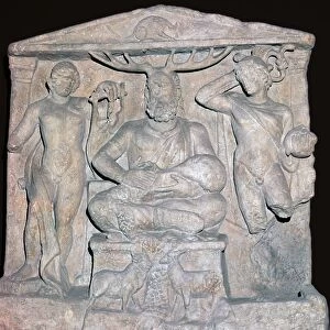 Relief showing the Celtic god Cernunnos