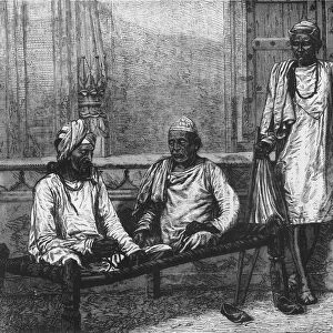Religious Mendicants at Benares, c1891. Creator: James Grant