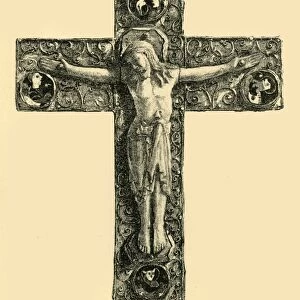Reliquary Cross, 10th century, (1881). Creator: A A Bradbury