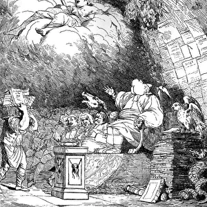 The Reviewers Cave, 1765. Artist: Mortimer