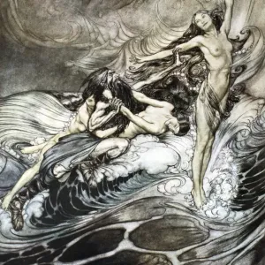 The Rhine Maidens Obtain Possession of the Ring Print, 1924 The Rhine Maidens Obtain Possession of the Ring Print, 1924