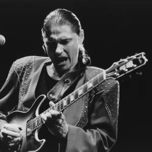 Robben Ford, The Grand, Clapham, Londra, 1993. Creatore: Brian Foskett Robben Ford, The Grand, Clapham, Londra, 1993. Creatore: Brian Foskett
