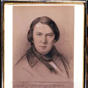 Robert Schumann, German composer, mid-19th century. Artist: Jean Joseph Bonaventure Laurens