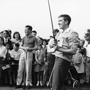 Roy Castle and Bruce Forsyth, Ealing Golf Course, London, 1963. Creator: Brian Foskett