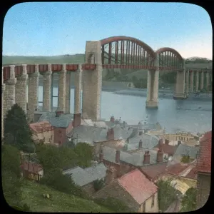 Royal Albert Bridge Print, Late 19th Century Royal Albert Bridge Print, Late 19th Century