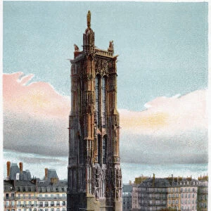 Saint-Jacques Tower, Paris, c1900