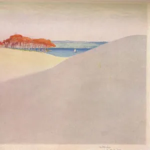 Sand Dunes, Denmark, c1917. Artist: William Giles