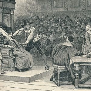 Scene in the House of Commons: the Speaker coerced, 1629 (1905)