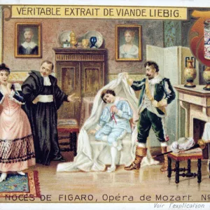 Scene from Mozarts opera The Marriage of Figaro, 1786 (1905)