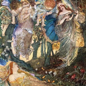 Scene from Shakespeares A Midsummer Nights Dream