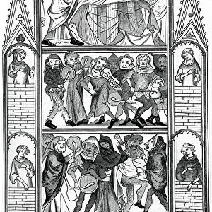 Scenes from the Story of Fauvel, 15th century, (1870)