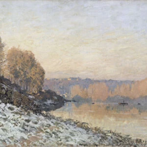 The Seine in Bougival in Winter, 1872