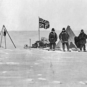 The Shackleton camp, Antarctica, Christmas Day, 1908