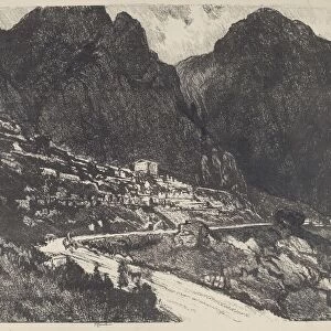 The Shining Rocks, Delphi, 1913. Creator: Joseph Pennell