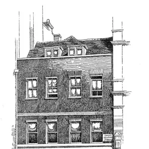 Sir Joshua Reynolds house, Great Newport Street, London, 1912. Artist: Frederick Adcock