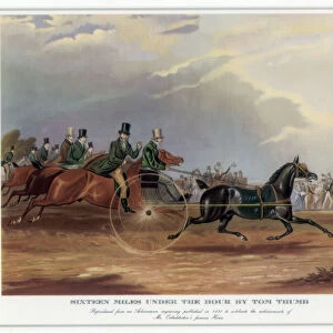 Sixteen Miles Under the Hour by Tom Thumb, 1831