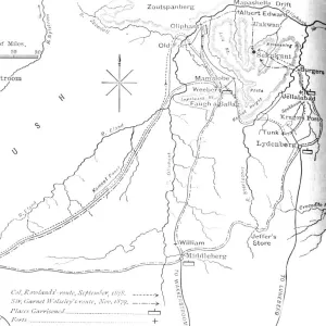 Sketch Map of Sekukunis Country, c1880