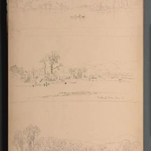 Sketchbook, page 05: Bethel ME Aug 19th, 1859. Creator: Sanford Robinson Gifford