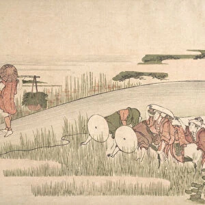 Spring in the Rice Fields, ca. 1800. ca. 1800. Creator: Hokusai