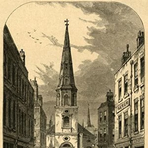 St. Antholins Church, Watling Street (1868), (1897). Creator: Unknown