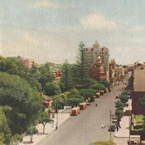 St. Georges Terrace, Looking West, c1947. Creator: Unknown
