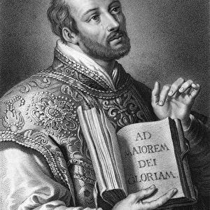 St Ignatius of Loyola, 16th century Spanish soldier and founder of the Jesuits, (1836). Artist: W Holl