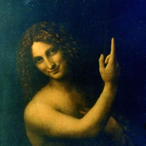 St John the Baptist, 1513-1516. Artist: Leonardo da Vinci