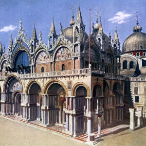 St Marks Basilica, Venice, Italy, 1926