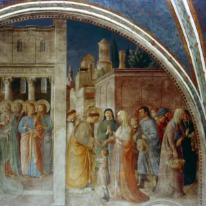 St Peter ordaining St Stephen Deacon, mid 15th century. Artist: Fra Angelico