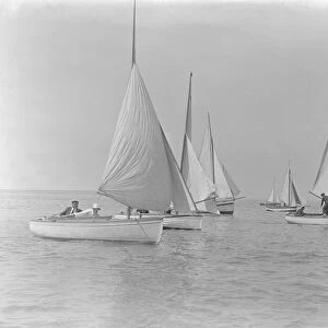 Start of race at East Cowes Sailing Club, July 1921. Creator: Kirk & Sons of Cowes