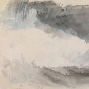 A storm at sea. Artist: Turner, Joseph Mallord William (1775-1851)