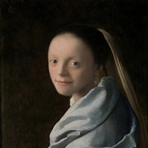 Study of a Young Woman, ca. 1665-67. Creator: Jan Vermeer