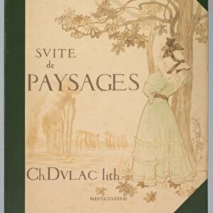 Suite de Paysages: Cover, 1892-1893. Creator: Charles Marie Dulac (French, 1865-1898)