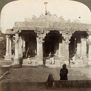 Superb Marble Temples at Dilwarra, on Abu, the sacred mountain of the Jains, India, 1903