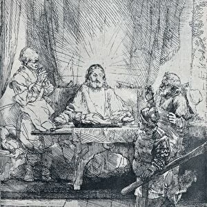 The Supper at Emmaus, (1654), 1903. Artist: Rembrandt Harmensz van Rijn