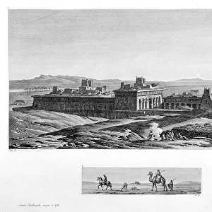 The Temple at Apollinopolis Magna, Etfu (Edfu), Egypt, c1808. Artist: Baltard