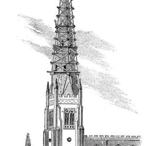 Thaxted Church Spire, 1844. Creator: Unknown