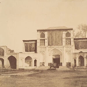 [The Sublime Porte, Teheran, Iran], 1840s-60s. Creator: Luigi Pesce