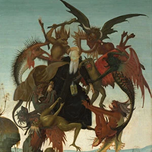 The Torment of Saint Anthony. Artist: Buonarroti, Michelangelo (1475-1564)