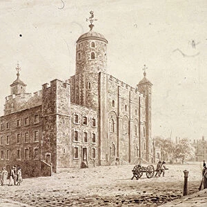 Tower of London, London, c1820. Artist: Frederick Nash