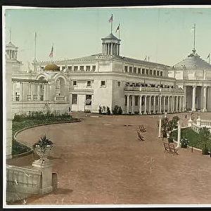 Trans-Mississippi Exposition, Grand Court, Mississippi i.e. Omaha, Neb. c1898. Creator: William H. Jackson