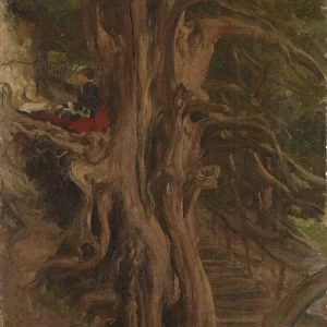 Trees at Cliveden. Artist: Leighton, Frederic, 1st Baron Leighton (1830-1896)
