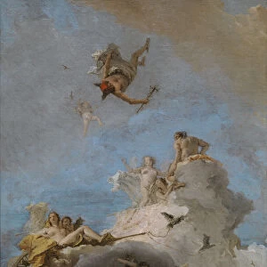 The Triumph of Venus (The Olympus), Between 1762 and 1765. Artist: Tiepolo, Giandomenico (1727-1804)