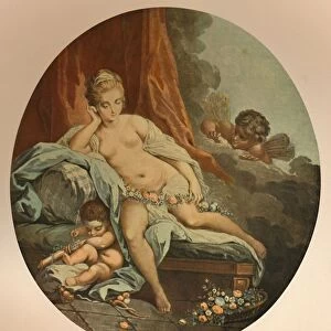 Venus en Reflexion, (Venus in Thought), c1785, (1913). Artist: Jean Francois Janinet
